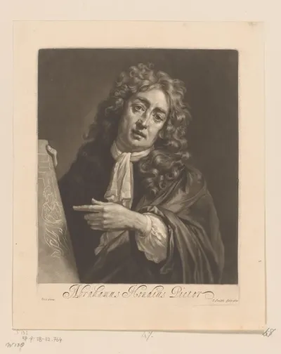 Portret van Abraham Daniëlsz. Hondius