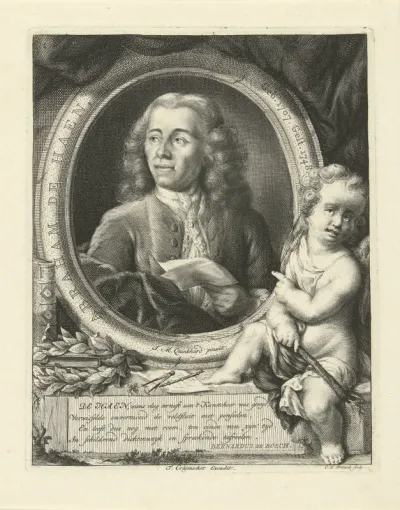 Portret van Abraham de Haen