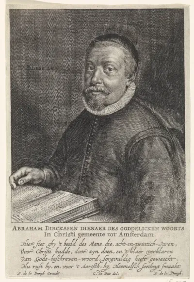 Portret van Abraham Dirksz. Bierens