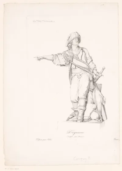 Portret van Abraham Duquesne