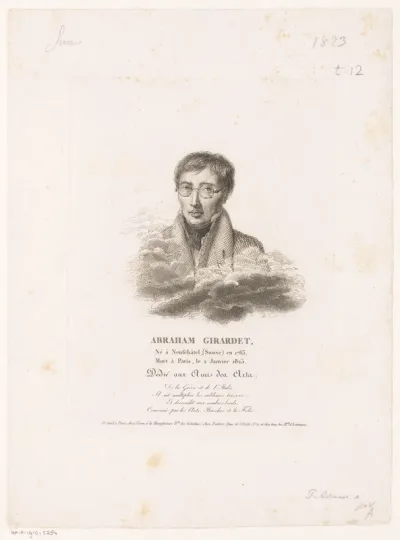 Portret van Abraham Girardet