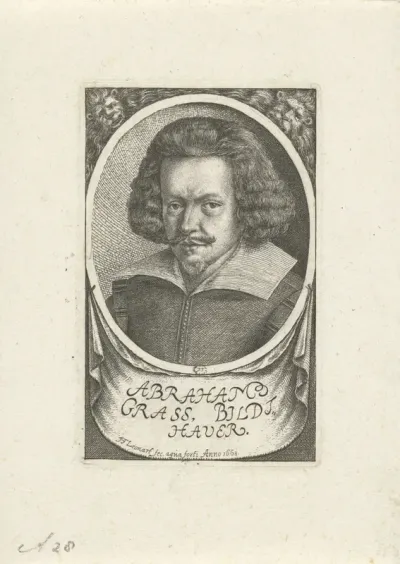 Portret van Abraham Grass