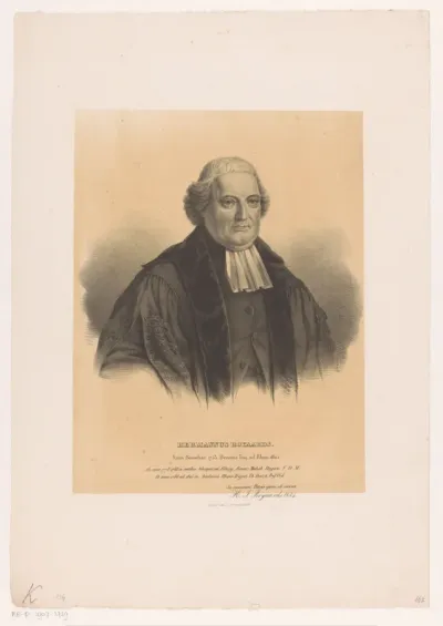 Portret van Abraham Heidanus