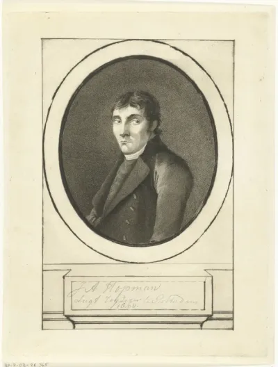 Portret van Abraham Hopman