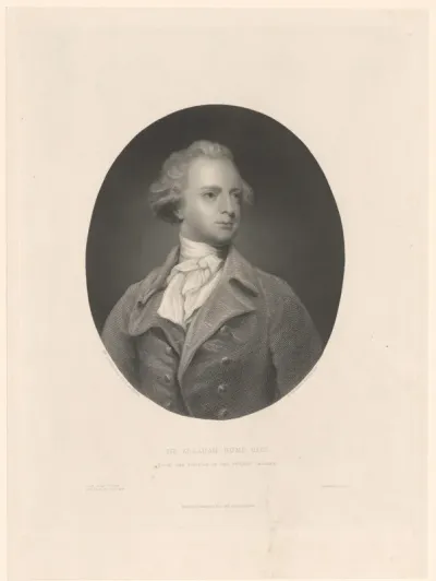Portret van Abraham Hume
