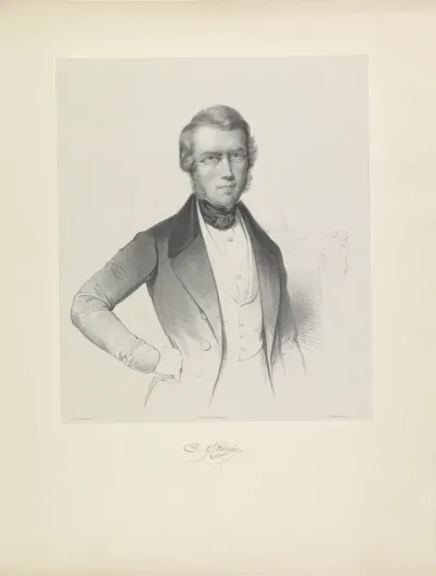 Portret van Abraham Johannes Couwenberg