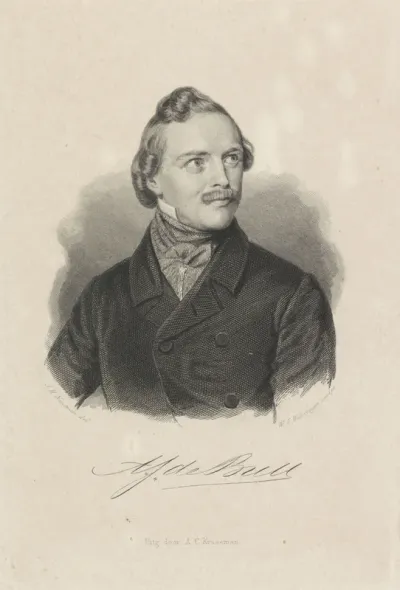 Portret van Abraham Johannes de Bull