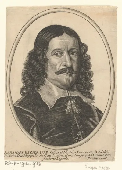 Portret van Abraham Keyser