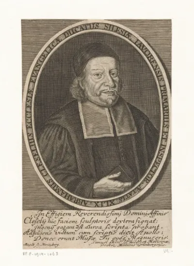 Portret van Abraham Klesel