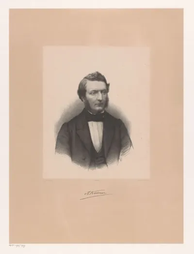 Portret van Abraham Kuenen
