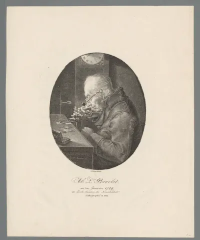 Portret van Abraham-Louis Perrelet