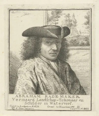 Portret van Abraham Rademaker