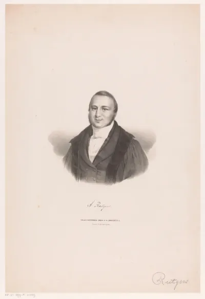 Portret van Abraham Rutgers