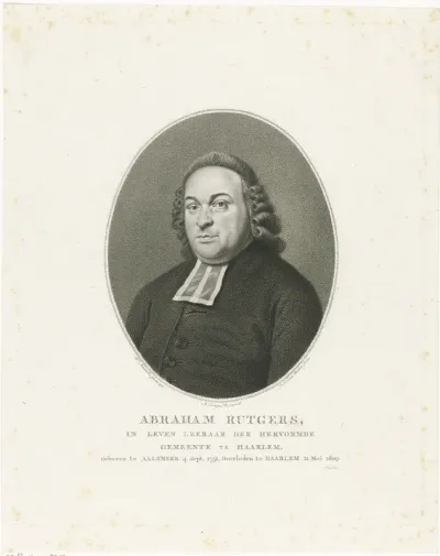 Portret van Abraham Rutgers