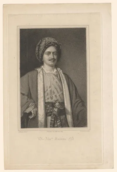 Portret van Abraham Salamé