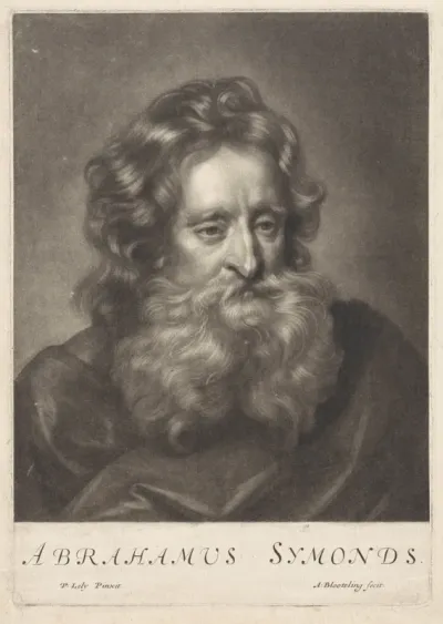 Portret van Abraham Symonds