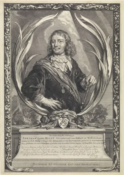 Portret van Abraham van der Hulst