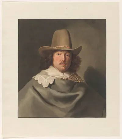Portret van Abraham Velters (1603-1690)