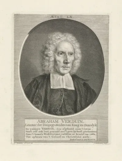 Portret van Abraham Verduin