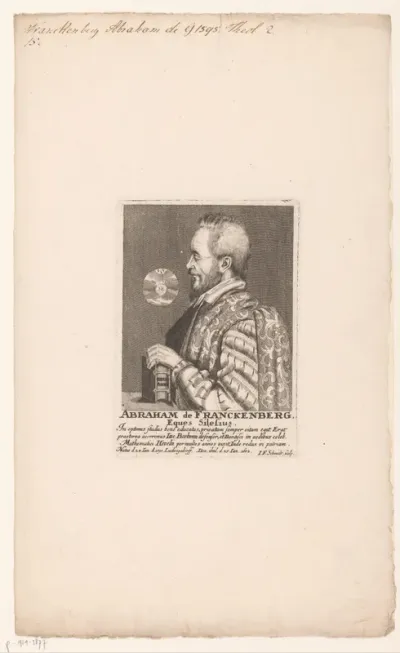 Portret van Abraham von Franckenberg