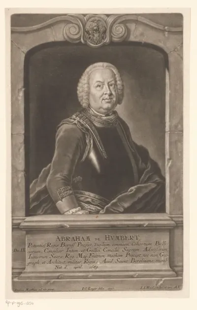 Portret van Abraham von Humbert