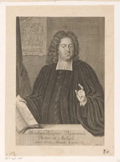 Portret van Abraham Wiegner