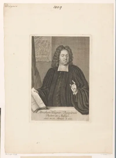 Portret van Abraham Wiegner