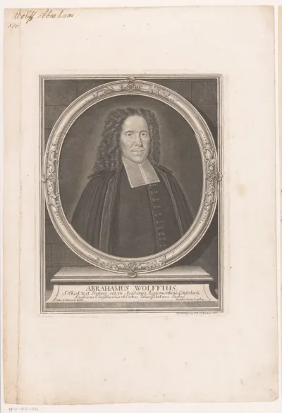 Portret van Abraham Wolff