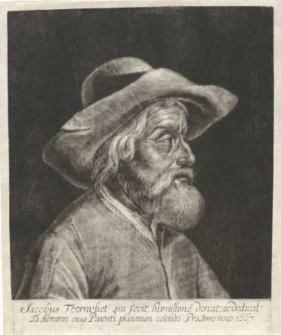 Portret van Abram Toorenvliet