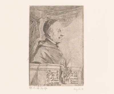 Portret van abt Arnoldus