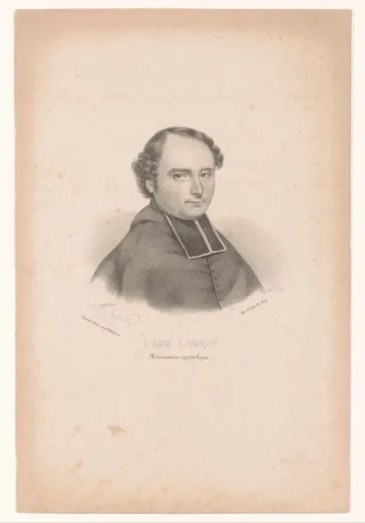 Portret van abt Bertrand-Martin Laroque