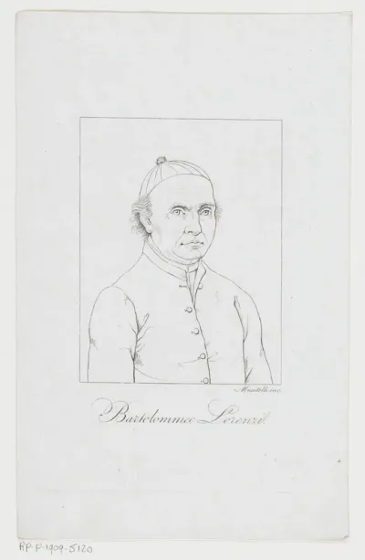 Portret van abt en dichter Bartolomeo Lorenzi
