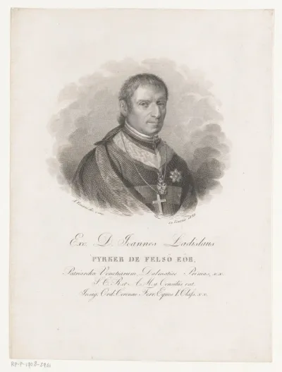 Portret van abt Ladislaus Pyrker