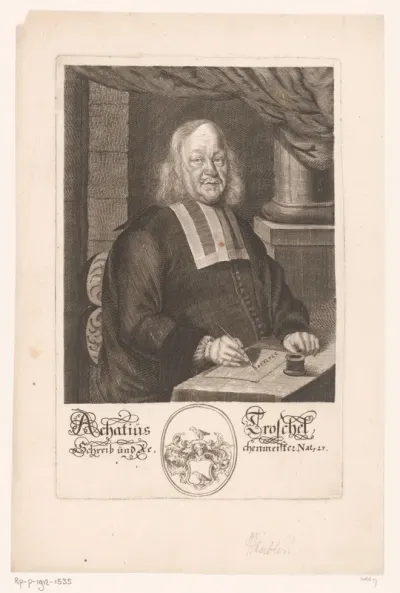 Portret van Achatius Troschel