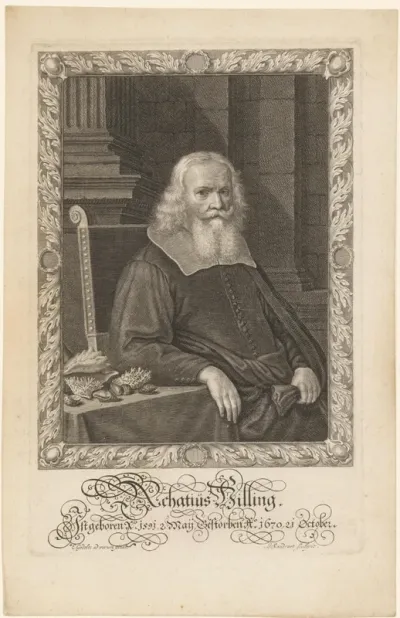 Portret van Achaz Hilling