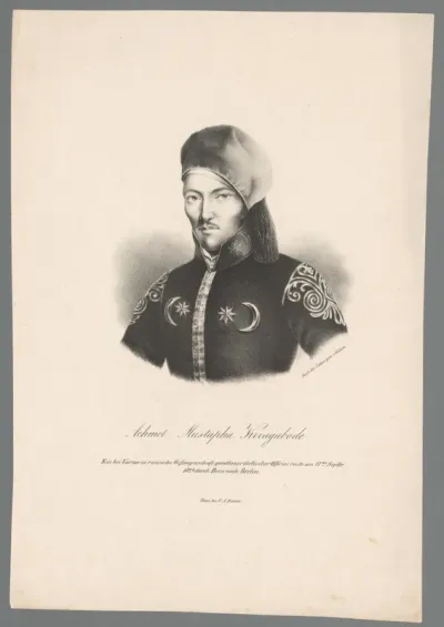 Portret van Achmet Mustapha Karragabode