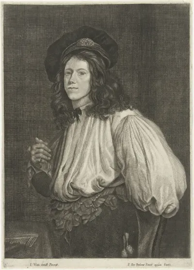 Portret van acrobaat Jor. Niclays d'Herts