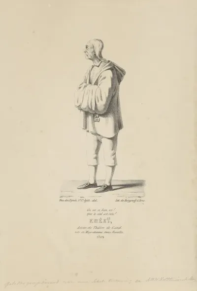 Portret van acteur Emérij