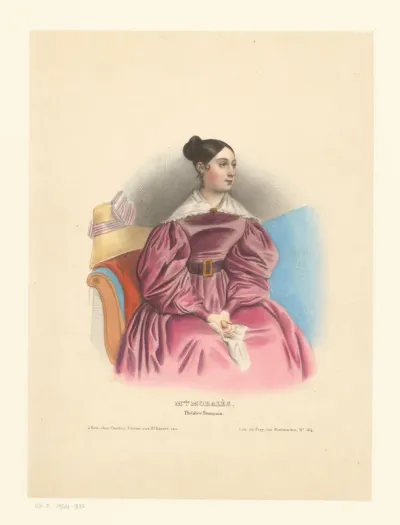 Portret van actrice Moralès