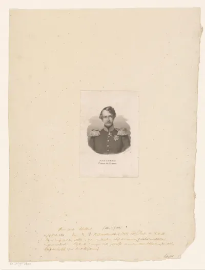 Portret van Adalbert, prins van Pruisen