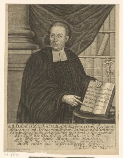 Portret van Adam Deutschmann