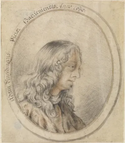 Portret van Adam Dingmans