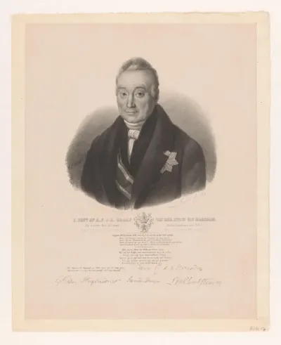 Portret van Adam François Jules Armand van der Duyn