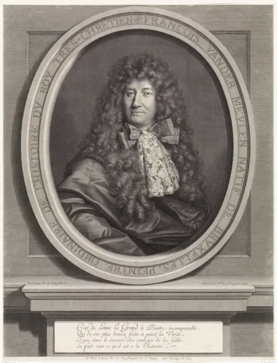 Portret van Adam Frans van der Meulen