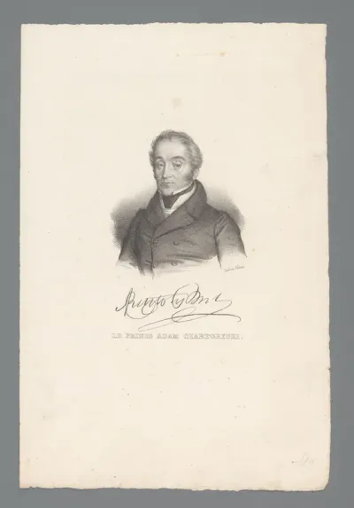 Portret van Adam Jerzy Czartoryski