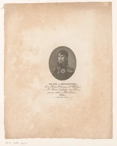 Portret van Adam Johann von Krusenstern