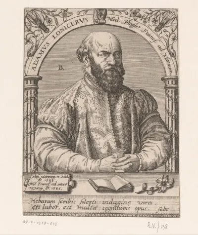 Portret van Adam Lonitzer