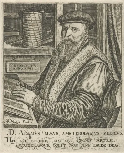 Portret van Adam Maeus