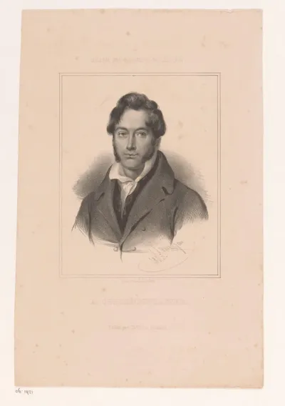 Portret van Adam Oehlenschläger