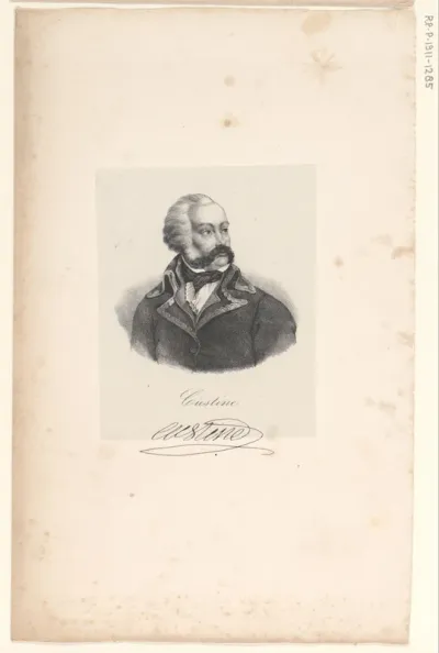 Portret van Adam-Philippe de Custine